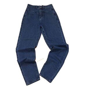 Princess Polly Dark Denim High Rise Jeans Womens Size 2 Cotton/Viscose Blend